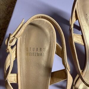 Stuart Weitzman Nude Strappy Heels